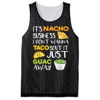 Its Nacho Business I Dont Wanna Tacos Bout It Mesh Reversible Basketball Jersey Tank