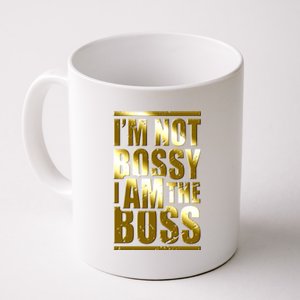 I'm Not Bossy I Am The Boss Female Success Lady Girl Boss Gift Coffee Mug