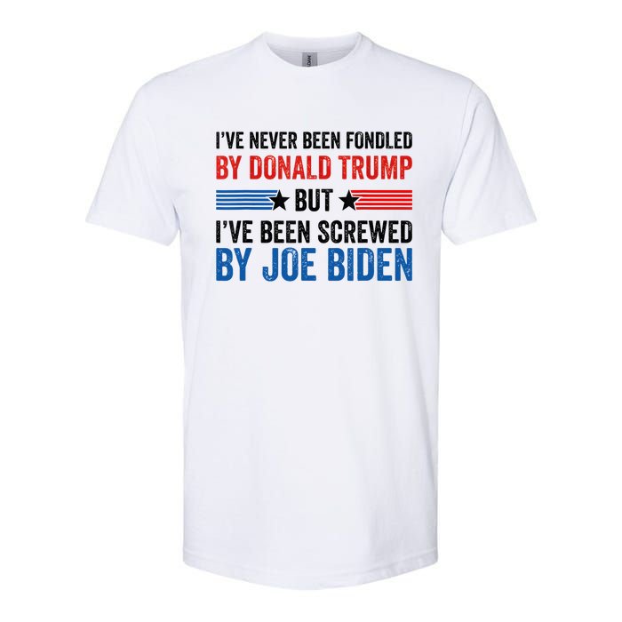 IVe Never Been Fondled By Donald Trump But Joe Biden Softstyle CVC T-Shirt