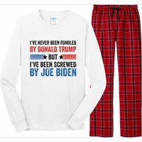 IVe Never Been Fondled By Donald Trump But Joe Biden Long Sleeve Pajama Set