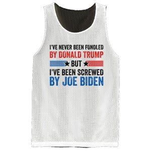 IVe Never Been Fondled By Donald Trump But Joe Biden Mesh Reversible Basketball Jersey Tank