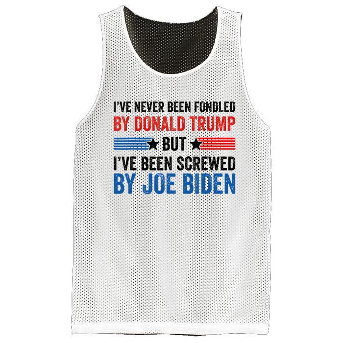 IVe Never Been Fondled By Donald Trump But Joe Biden Mesh Reversible Basketball Jersey Tank