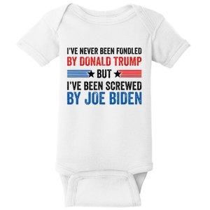 IVe Never Been Fondled By Donald Trump But Joe Biden Baby Bodysuit