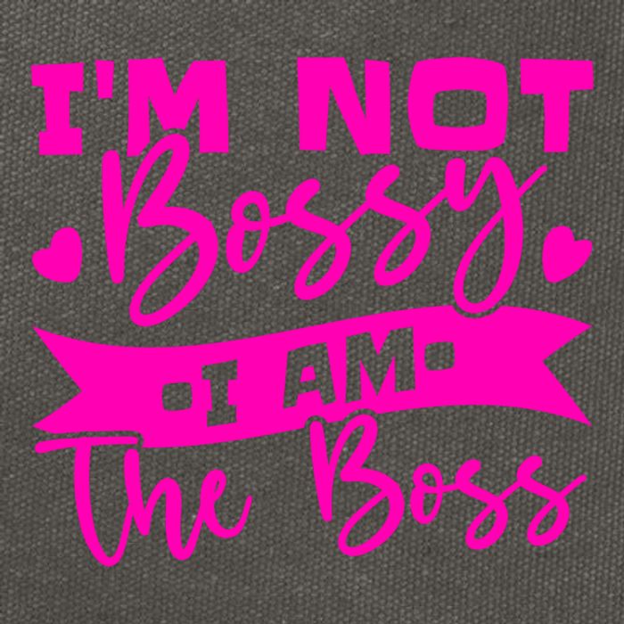 I'm Not Bossy I Am The Boss Gift Cotton Canvas Backpack