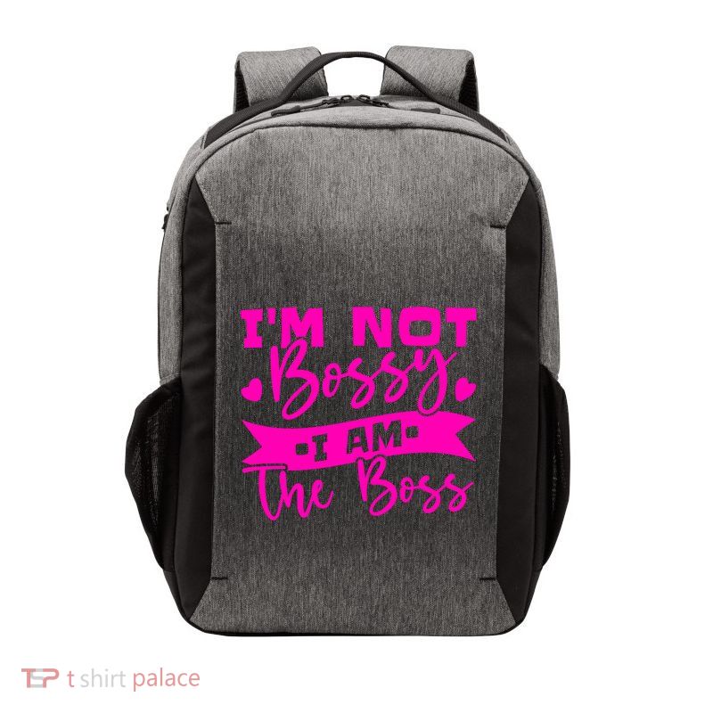 I'm Not Bossy I Am The Boss Gift Vector Backpack