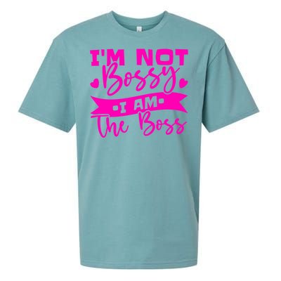 I'm Not Bossy I Am The Boss Gift Sueded Cloud Jersey T-Shirt