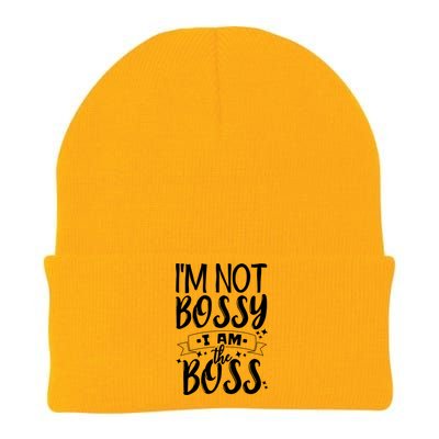 I'm Not Bossy I Am The Boss Cute Gift Knit Cap Winter Beanie