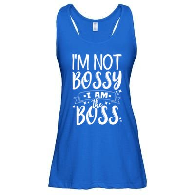 I'm Not Bossy I Am The Boss Cute Gift Ladies Essential Flowy Tank