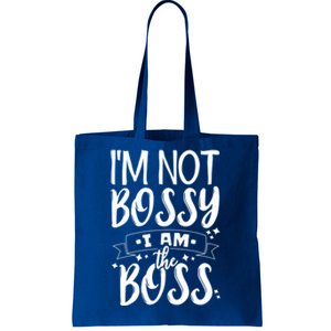 I'm Not Bossy I Am The Boss Cute Gift Tote Bag