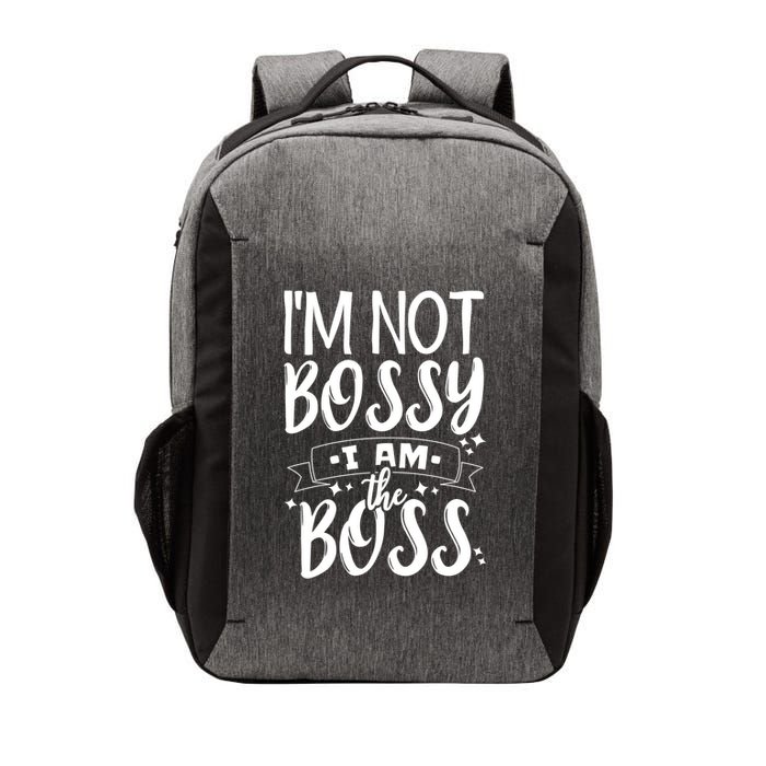 I'm Not Bossy I Am The Boss Cute Gift Vector Backpack