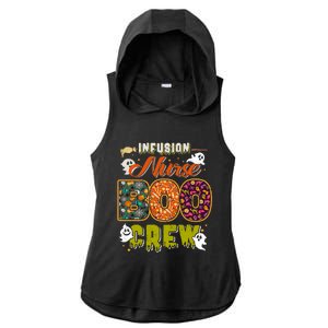 Infusion Nurse Boo Crew Rn Squad Halloween Matching Great Gift Ladies PosiCharge Tri-Blend Wicking Draft Hoodie Tank