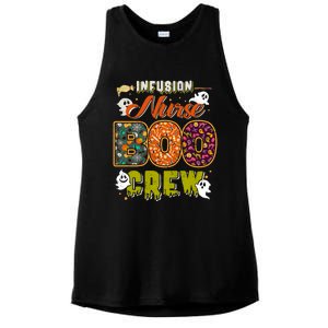 Infusion Nurse Boo Crew Rn Squad Halloween Matching Great Gift Ladies PosiCharge Tri-Blend Wicking Tank