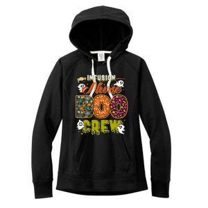 Infusion Nurse Boo Crew Rn Squad Halloween Matching Great Gift Women's Fleece Hoodie