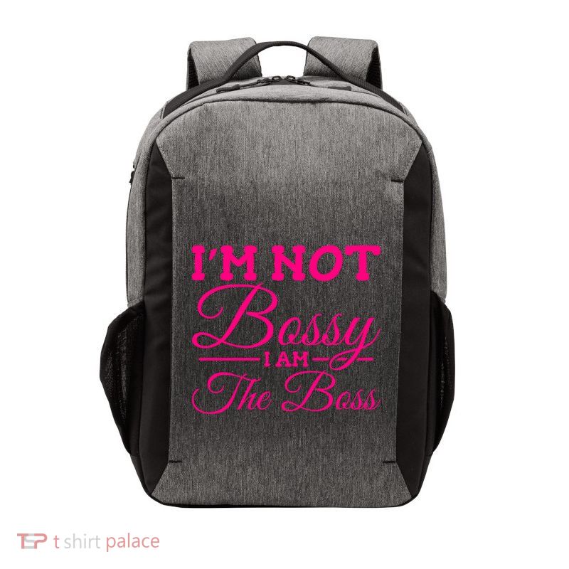 I'm Not Bossy I Am The Boss Gift Vector Backpack