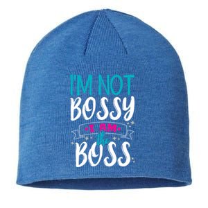 I'm Not Bossy I Am The Boss Gift Sustainable Beanie