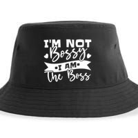 I'm Not Bossy I Am The Boss Gift Sustainable Bucket Hat