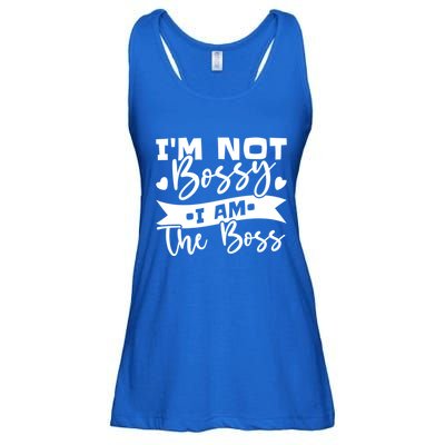 I'm Not Bossy I Am The Boss Gift Ladies Essential Flowy Tank