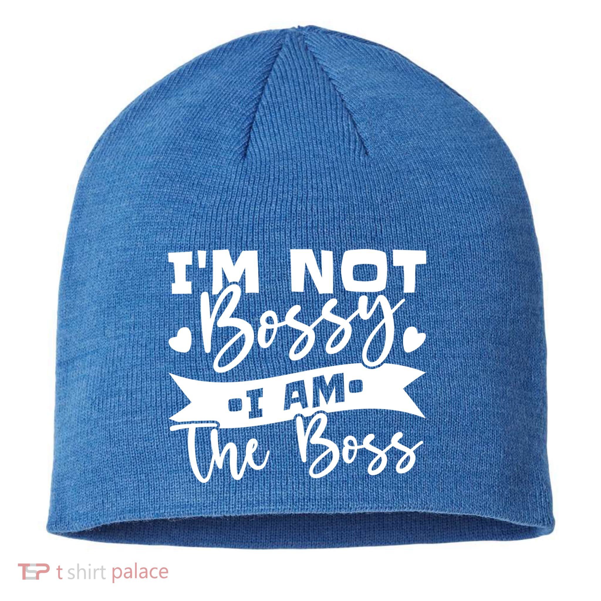 I'm Not Bossy I Am The Boss Gift Sustainable Beanie