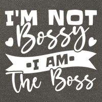 I'm Not Bossy I Am The Boss Gift Cotton Canvas Backpack