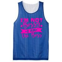 I'm Not Bossy I Am The Boss Gift Mesh Reversible Basketball Jersey Tank