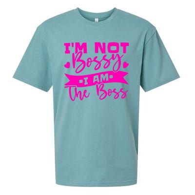 I'm Not Bossy I Am The Boss Gift Sueded Cloud Jersey T-Shirt