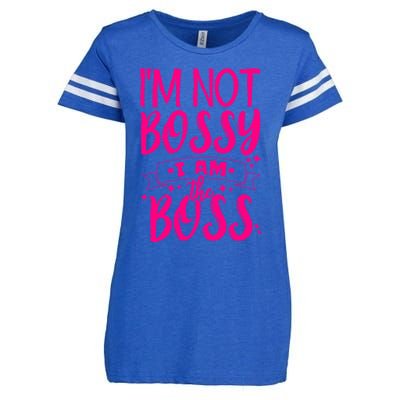 I'm Not Bossy I Am The Boss Great Gift Enza Ladies Jersey Football T-Shirt