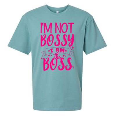 I'm Not Bossy I Am The Boss Great Gift Sueded Cloud Jersey T-Shirt