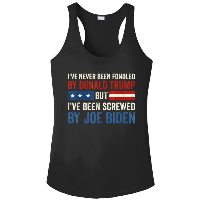 IVe Never Been Fondled By Donald Trump But Joe Biden Ladies PosiCharge Competitor Racerback Tank