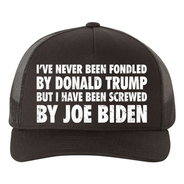 I’ve Never Been Fondled By Donald Trump Yupoong Adult 5-Panel Trucker Hat