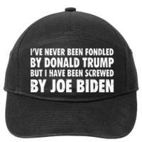 I’ve Never Been Fondled By Donald Trump 7-Panel Snapback Hat