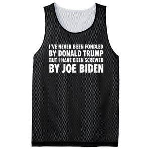 I’ve Never Been Fondled By Donald Trump Mesh Reversible Basketball Jersey Tank