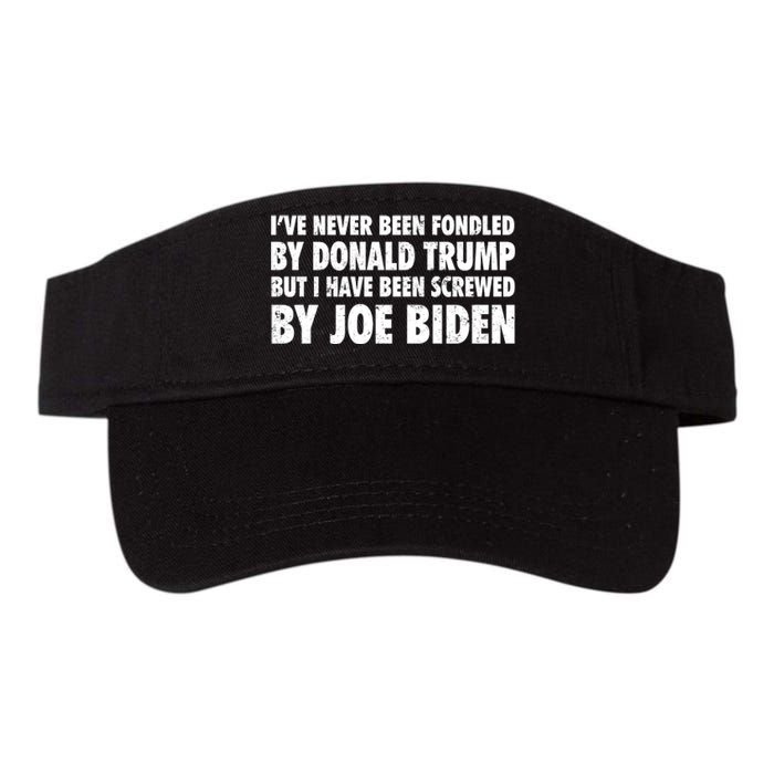 I’ve Never Been Fondled By Donald Trump Valucap Bio-Washed Visor