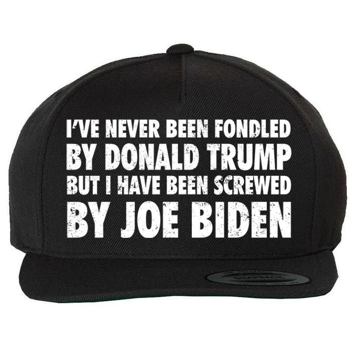 I’ve Never Been Fondled By Donald Trump Wool Snapback Cap