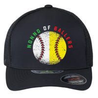 Italian Nonno Baseball Softball Grandson Granddaughter Team Flexfit Unipanel Trucker Cap