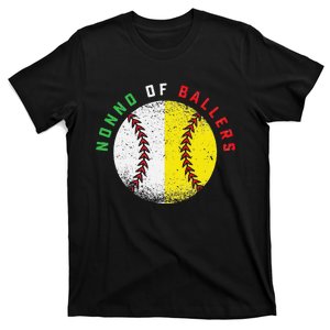 Italian Nonno Baseball Softball Grandson Granddaughter Team T-Shirt