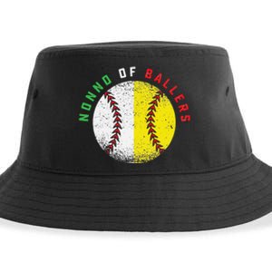 Italian Nonno Baseball Softball Grandson Granddaughter Team Sustainable Bucket Hat