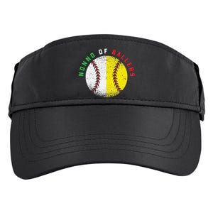 Italian Nonno Baseball Softball Grandson Granddaughter Team Adult Drive Performance Visor