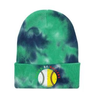 Italian Nonno Baseball Softball Grandson Granddaughter Team Tie Dye 12in Knit Beanie