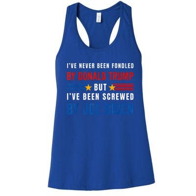 Ive Never Been Fondled By Donald Trump Women's Racerback Tank