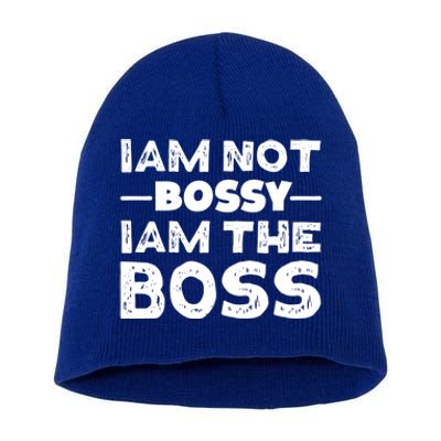 I'm Not Bossy I Am The Boss 'S Entrepreneur Gift Short Acrylic Beanie