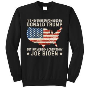 IVe Never Been Fondled By Donald Trump But Joe Biden Sweatshirt