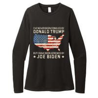 IVe Never Been Fondled By Donald Trump But Joe Biden Womens CVC Long Sleeve Shirt