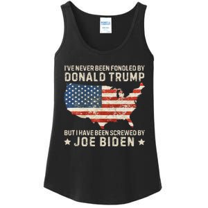 IVe Never Been Fondled By Donald Trump But Joe Biden Ladies Essential Tank