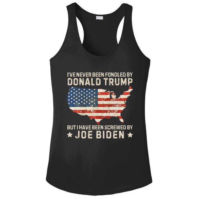 IVe Never Been Fondled By Donald Trump But Joe Biden Ladies PosiCharge Competitor Racerback Tank