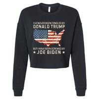 IVe Never Been Fondled By Donald Trump But Joe Biden Cropped Pullover Crew