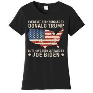 IVe Never Been Fondled By Donald Trump But Joe Biden Women's T-Shirt