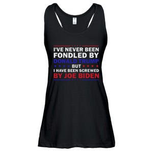 IVe Never Been Fondled By Trump But Joe Biden Ladies Essential Flowy Tank