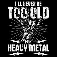 Ill Never Be Too Old For Heavy Metal Heavy Metal Music 16 in Basic Backpack