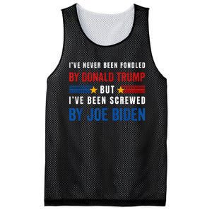 IVe Never Been Fondled By Donald Trump But Screwed By Biden Mesh Reversible Basketball Jersey Tank