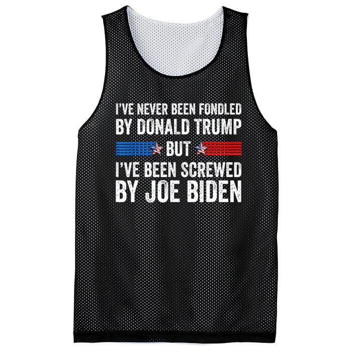 I’Ve Never Been Fondled By Donald Trump Mesh Reversible Basketball Jersey Tank